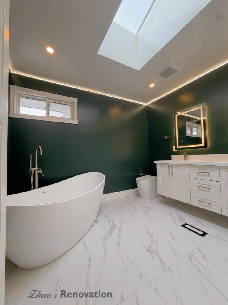 bathroom-green-tub-vanity